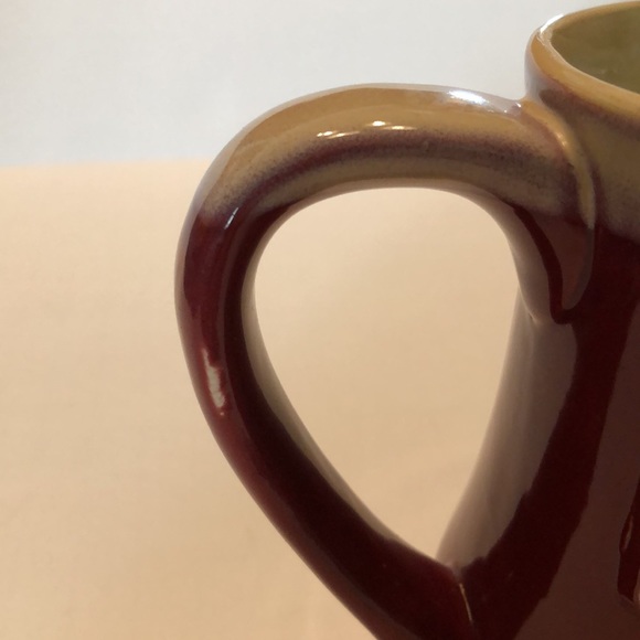 Tumbleweed Pottery Princess Burgundy Hand Made Glazed Ceramic Mug - Picture 7 of 7